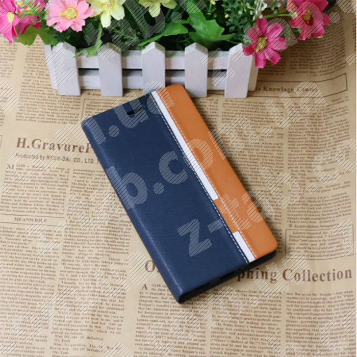 Чехол-книжка bq mobile bqs-5502 hammer сине-оранжевая