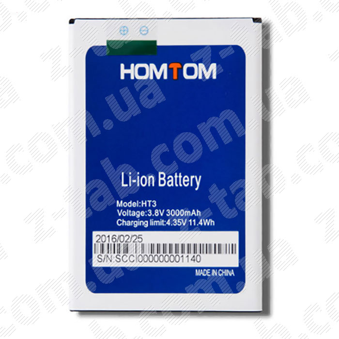 Батарея, аккумулятор homtom ht3 / ht3 pro