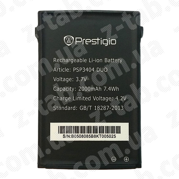 Батарея, аккумулятор prestigio pap 3404 duo