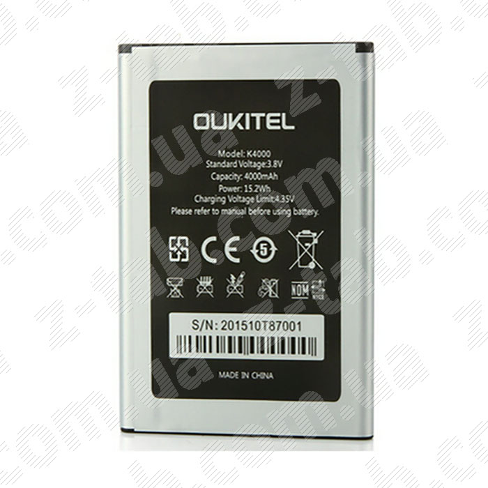 Батарея, аккумулятор oukitel k4000