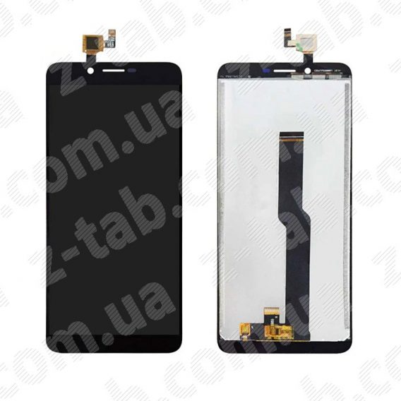 Модуль, дисплей+сенсор doogee x60l черный