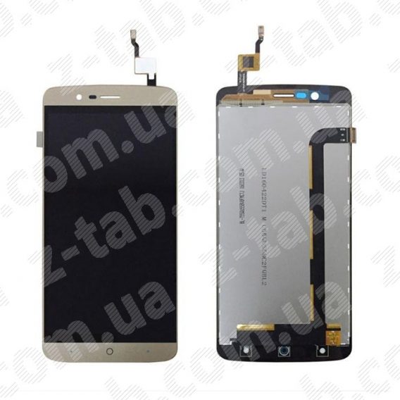 Модуль, дисплей+сенсор elephone p8000 золотой