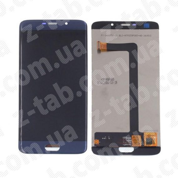 Модуль, дисплей+сенсор elephone s8 синий