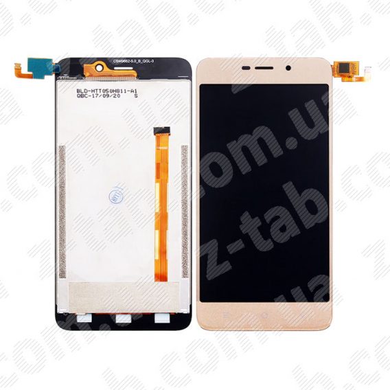 Модуль, дисплей+сенсор blackview a10 золотой