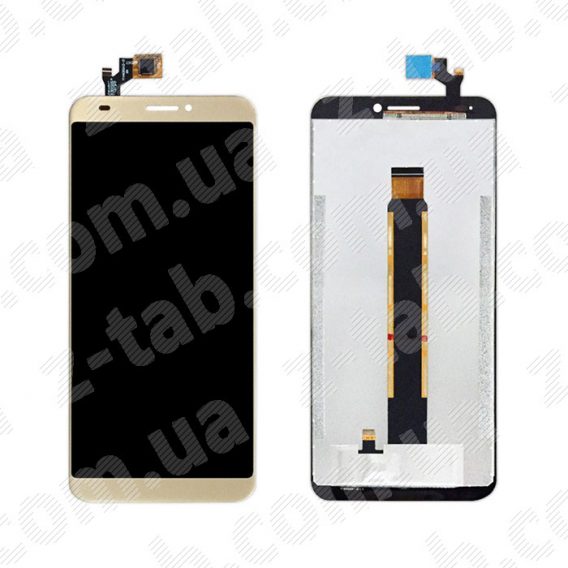 Модуль, дисплей+сенсор blackview s6 золотой