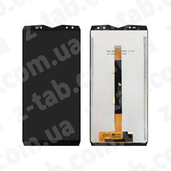 Модуль, дисплей+сенсор ulefon power 5s черный