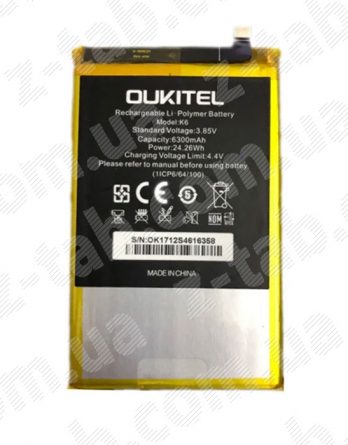 Батарея, аккумулятор oukitel k6