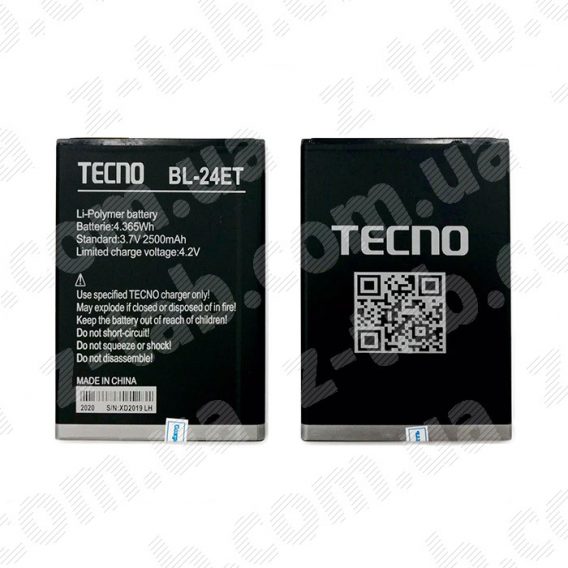 Батарея, аккумулятор tecno pop 2f / b1f (bl-24et)