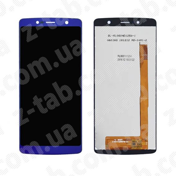 Модуль, дисплей+сенсор leagoo power 5 синий