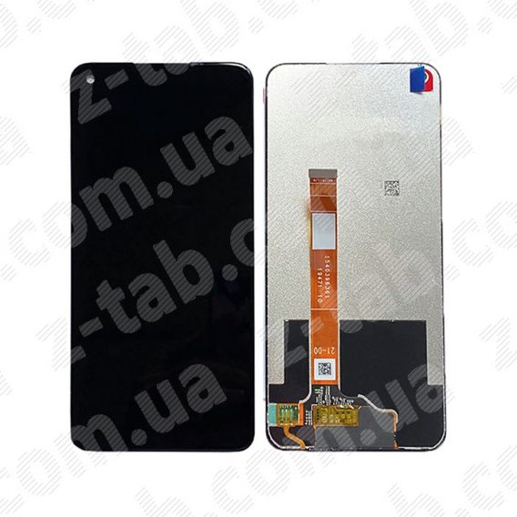Модуль, дисплей+сенсор realme 6 черный