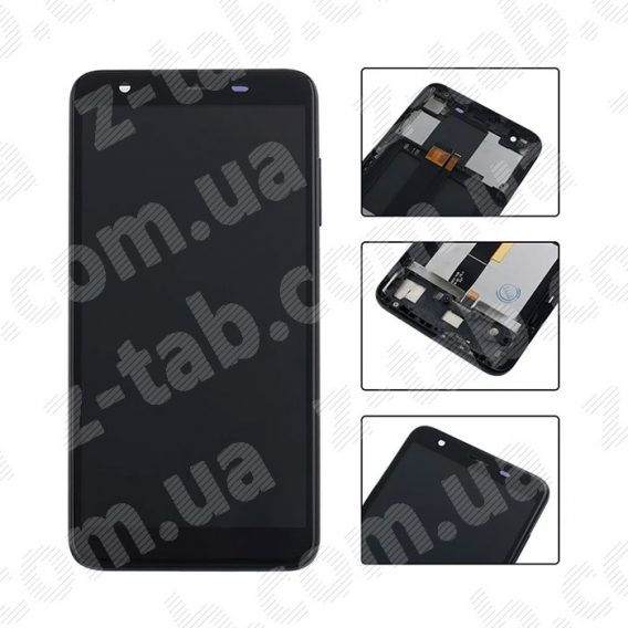 Модуль, дисплей+сенсор ulefone s1 / s1 pro в рамке черный
