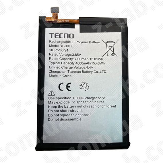 Батарея, аккумулятор tecno KC2 / KC8 / CC7 (BL-39LT)