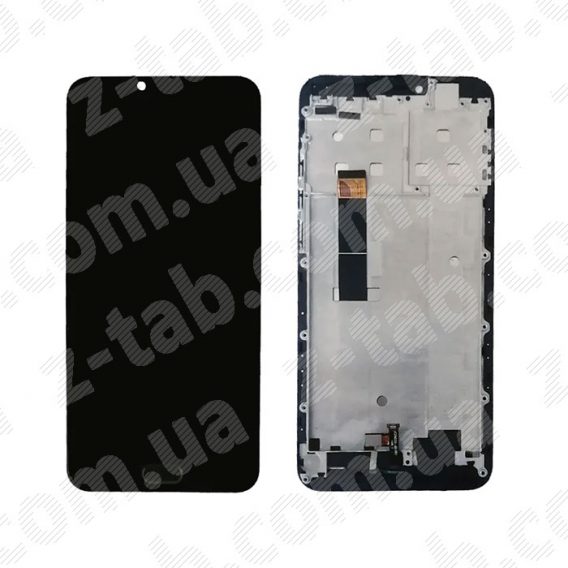 Модуль, дисплей+сенсор doogee y7 plus черный в рамке