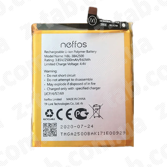 Батарея, аккумулятор tp-link neffos x1 lite tp904 (NBL-38A2500)