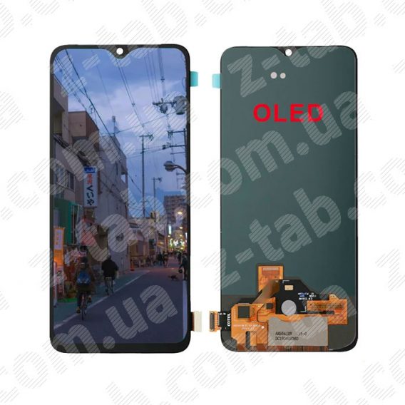Модуль, дисплей+сенсор oneplus 7 (OLED) черный