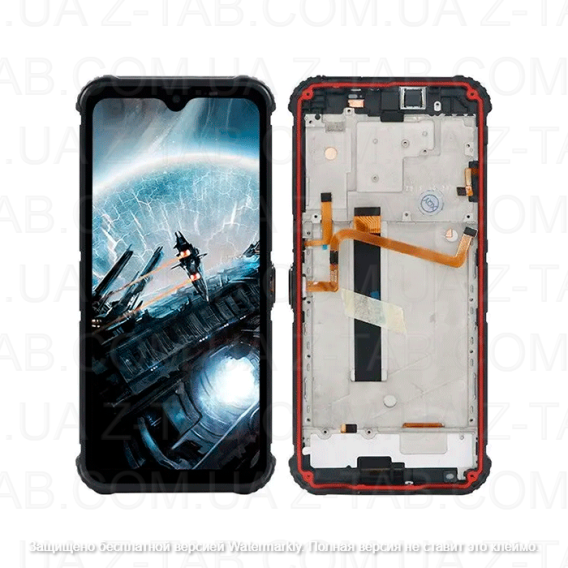 Модуль, дисплей+сенсор Blackview BV9800 / BV9800 Pro черный в рамке