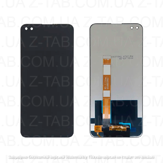 Модуль, дисплей+сенсор Vivo X50 черный