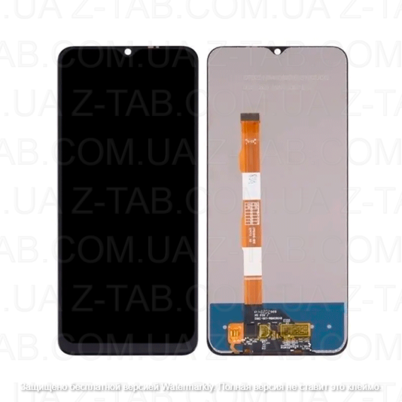 Модуль, дисплей+сенсор Vivo Y21s черный