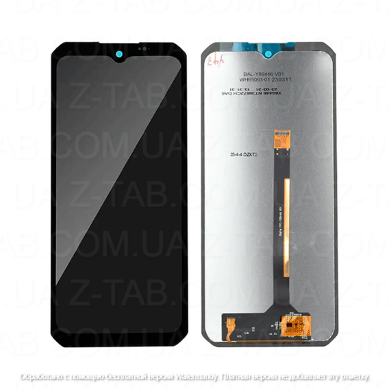 Модуль, дисплей+сенсор oukitel wp22 черный