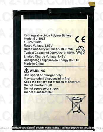 Батарея, аккумулятор Tecno Camon 19 Cl6N (BL-49LT) 5000mAh