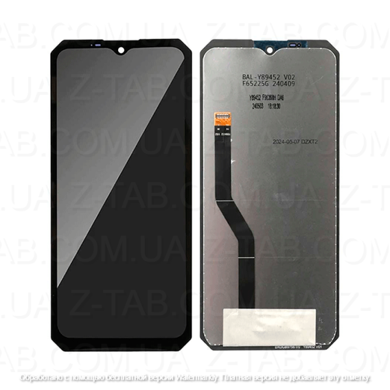 Модуль, дисплей+сенсор oukitel wp38 черный