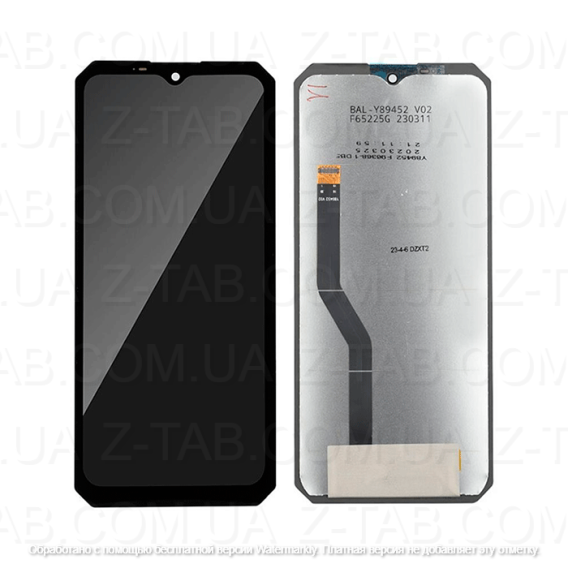 Модуль, дисплей+сенсор oukitel wp36 черный