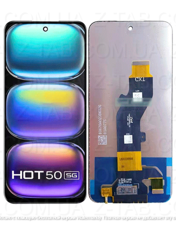 Модуль, дисплей+сенсор Infinix Hot 50 5G (X6720) черный