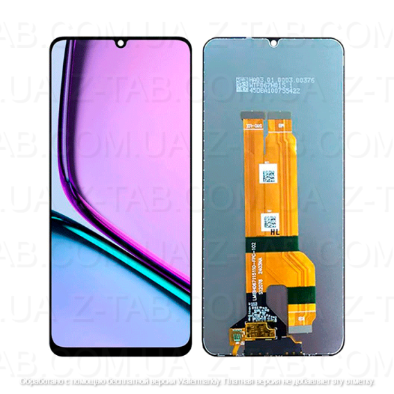 Модуль, дисплей+сенсор Realme Note 60 черный