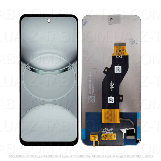 Модуль, дисплей+сенсор Tecno Spark 30 (KL6) черный
