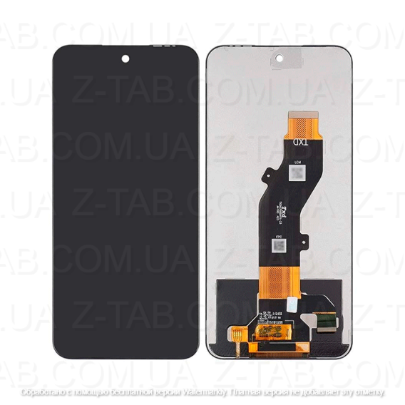 Модуль, дисплей+сенсор Tecno Spark 30c (KL5n) черный