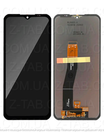 Модуль, дисплей+сенсор oukitel wp55 / wp55 pro черный